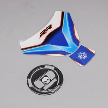 S1000RR Motocicleta Tampa Do Tanque de Gás de Óleo Combustível de Fibra De carbono 3D Sticker Proteção Pad Tanque decalque Emblema Para BMW S1000RR S1000 RR NOVO