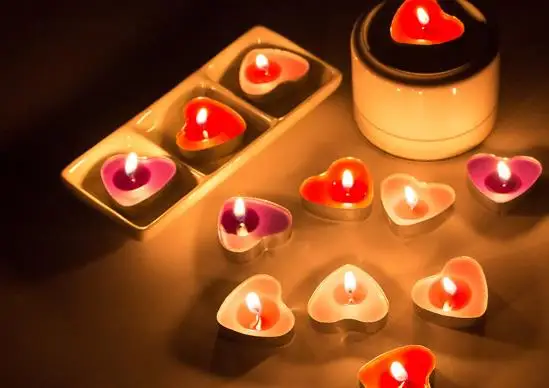 Romantische Liebe Herz Kerzen Partei Dekorative Teelicht Geburtstag Hochzeit Valentinstag Weihnachten Decor Tee Lichter Bunte Light Color Lights Lightinglight Christmas Aliexpress