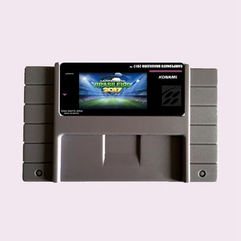

High Quality 16 Bit Campeonato Brasileiro 2017 NTSC Big Gray Game Card For USA Version Game Player