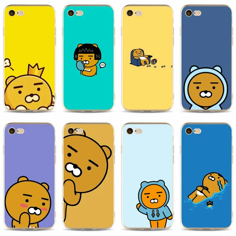 

Cartoon funny cocoa Picture the cover of mobile phone case 2018 TPU soft case For iPhone 5 5C 5S SE X 6 6S 7 7plus 8 8plus
