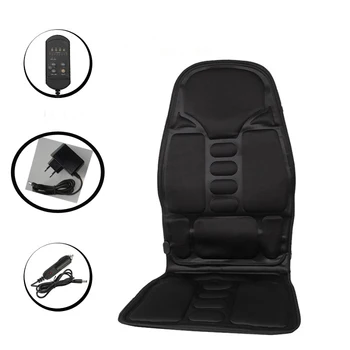 

rete 12V Massage and Heating Car Seat Covers Universal Fit SUV sedans Chair Pad Cushion antiskid with 5 Motor Body Driving Wh