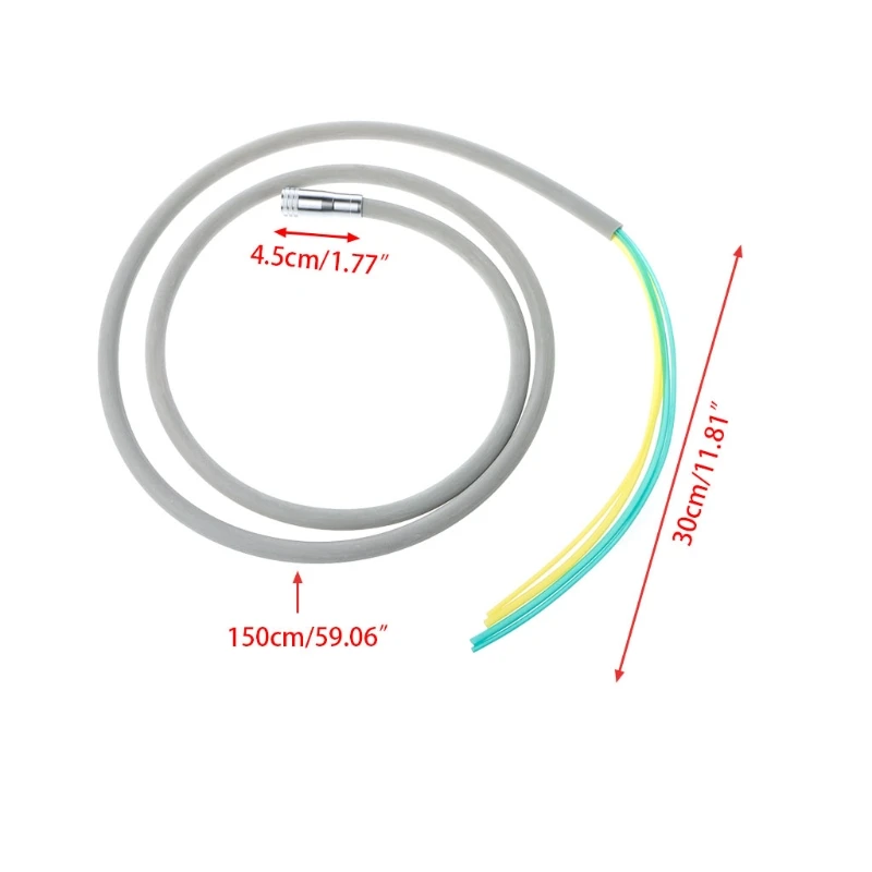 Стоматологические силиконовые трубки шланг для воздушного турбинного двигателя наконечника разъем 4 отверстия