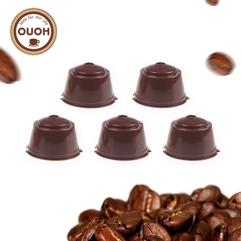 

5pcs/pack use 250 times Refillable Dolce Gusto coffee Capsule nescafe dolce gusto reusable capsule dolce gusto capsules
