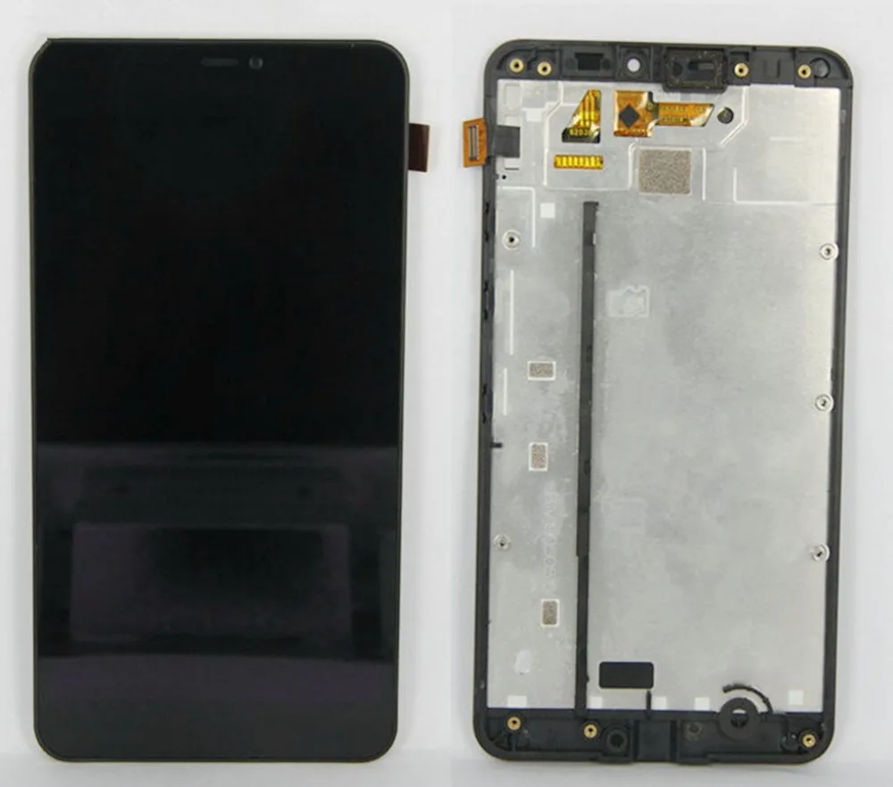 5 7 &quotдля lumia640xl ЖК-дисплей + Сенсорное стекло дигитайзер рамка Полная сборка для