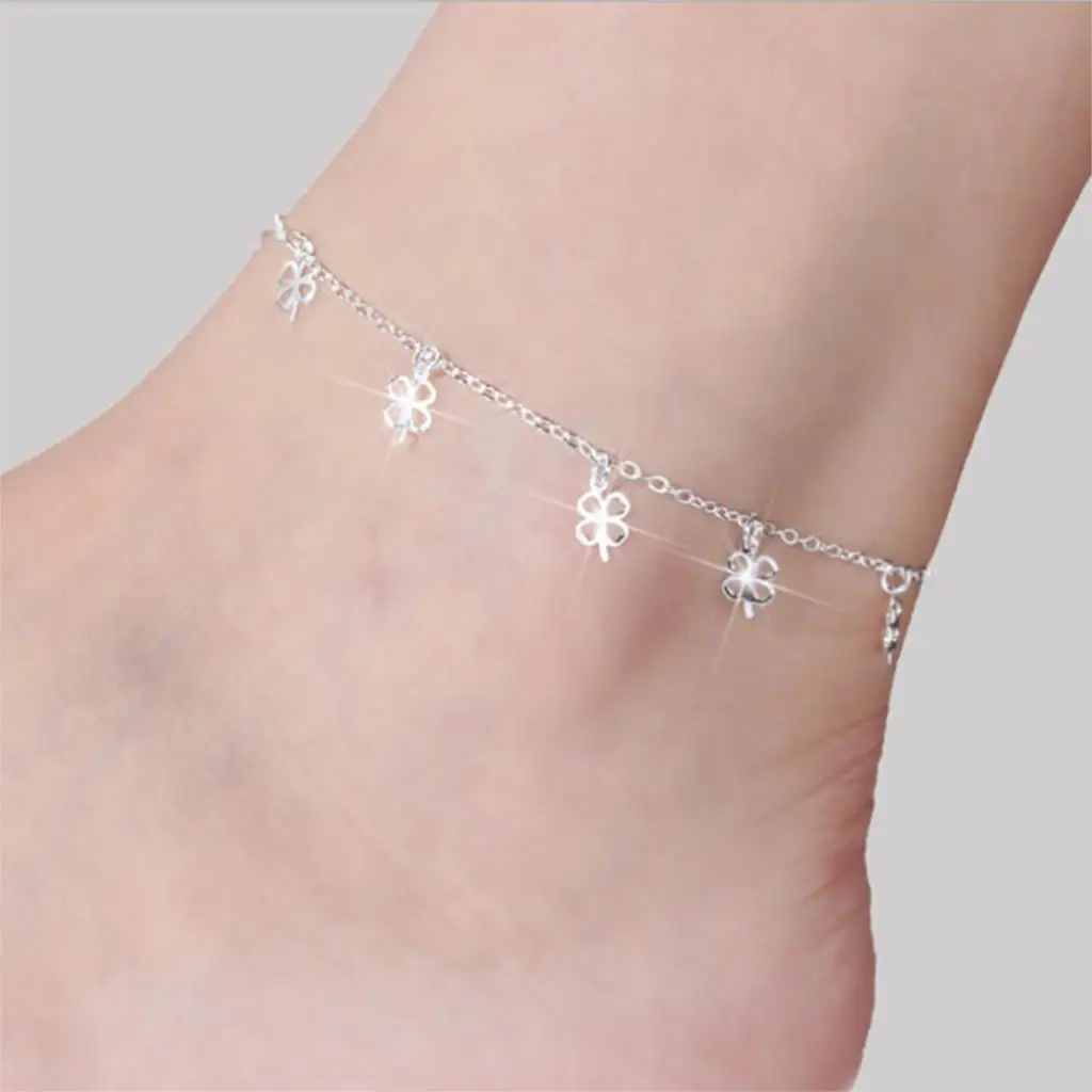 Buy Jiayiqi 2017 Women Silver color Anklet Fashion