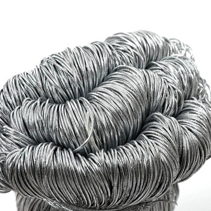 

1.0mm 10Meters Gold /Silver thread color Elastic line Cord Ropes Line Wire DIY Jewelry Making Bracelet sew appareal Accessories