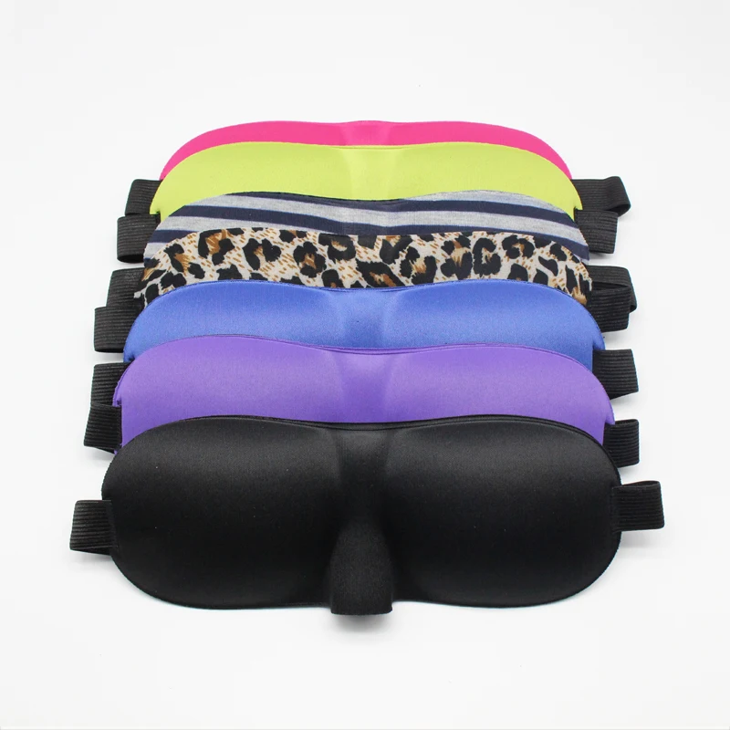 

1pc 3D Sponge Eyeshade Sleeping Eye Mask+Storage Bag Blindfolds Shield Sleep Goggles Slow Rebound Earplug for Flight Travel Work
