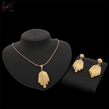 

Yulaili Conch Shape Latest Design Jewellery Jewelry Set Costume For Women Ladies Gift