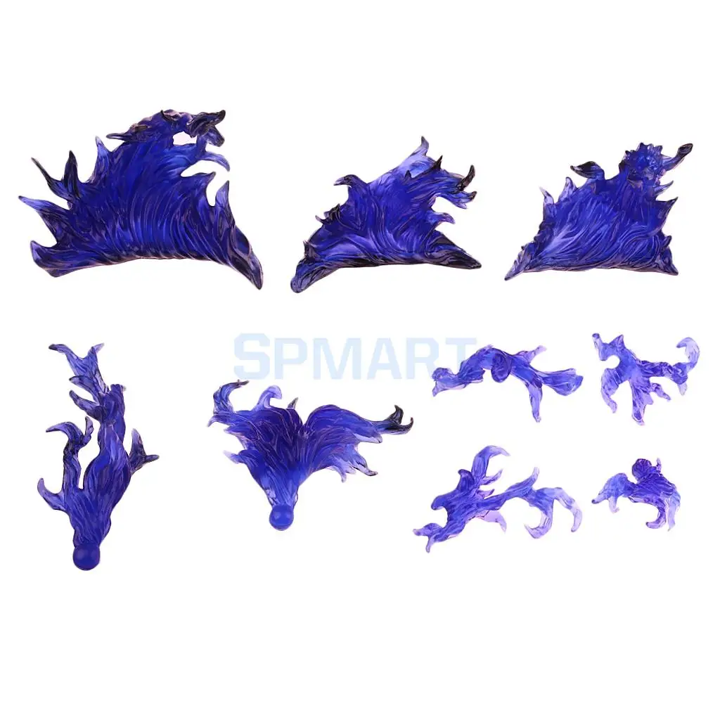 DIY Burning Flame Effect Action Figure Display Stand Support Holder for Gundam Bandai Saint Seiya