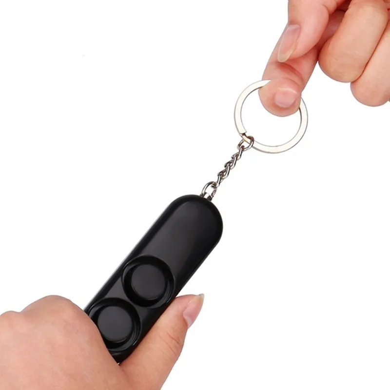 Self Defense 120dB Anti-rape Device Dual Speakers Loud Alarm Alert Attack Panic Safety Personal Security Keychain Bag Pendant Self Defense 120dB Anti-rape Device Dual Speakers Loud Alarm Alert Attack Panic Safety Personal Security Keychain Bag Pendant