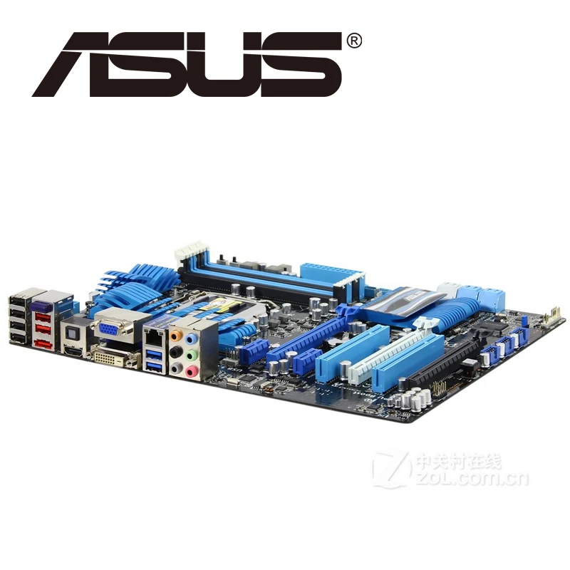 Asus P8Z68-V настольная материнская плата Z68 Socket LGA 1155 i3 i5 i7 DDR3 32G ATX UEFI биос оригинальная б/у материнская плата в продаже