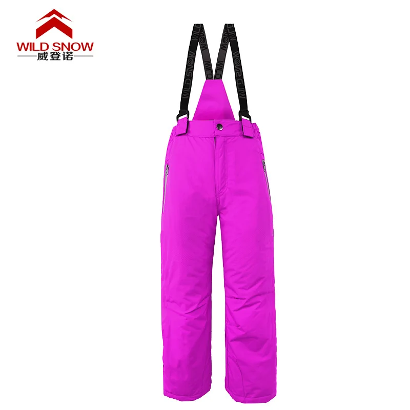 Children Ski Snowboarding Pants Baby Girls Winter Warm Wearable