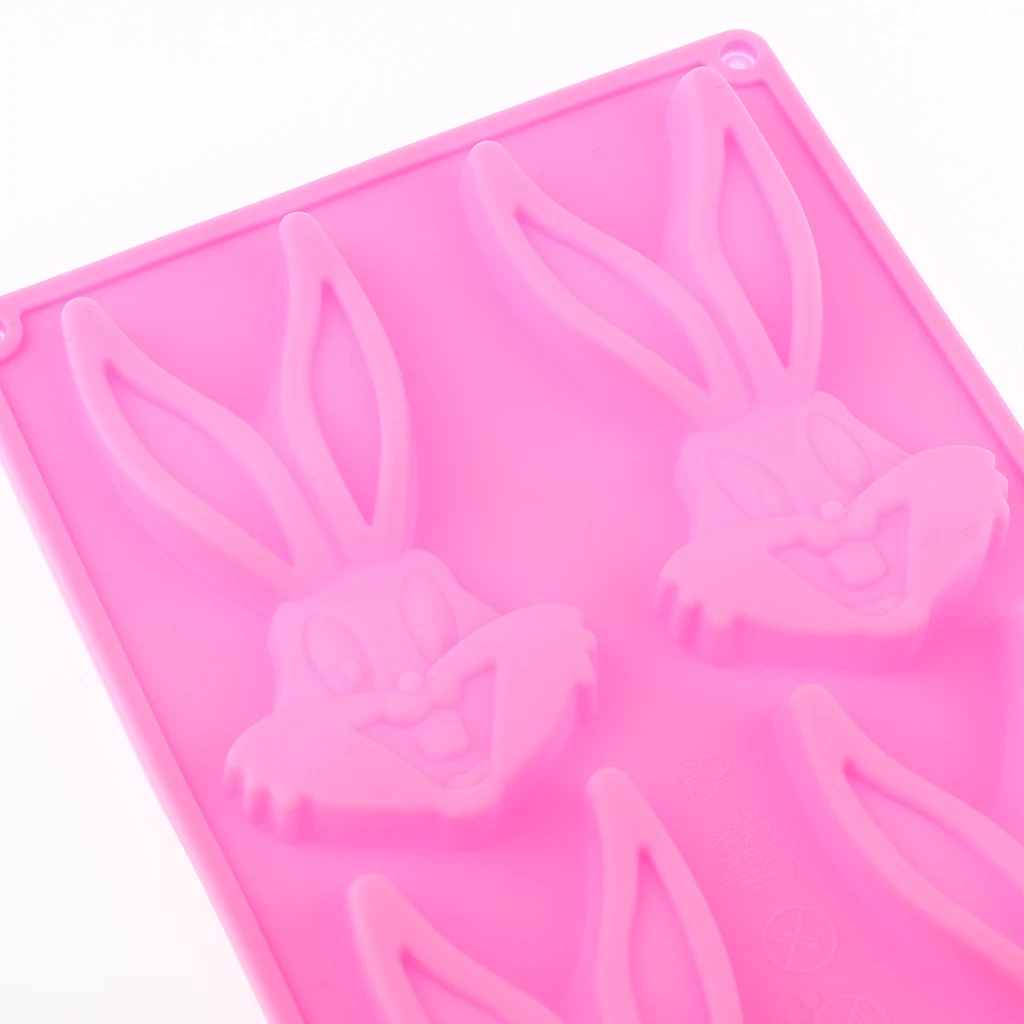 Rabbit/Bunny Shape Silicone Mold Crafts Mould for Epoxy Resin DIY Pendent Craft Fondants Sugar Crafts Molding Tools