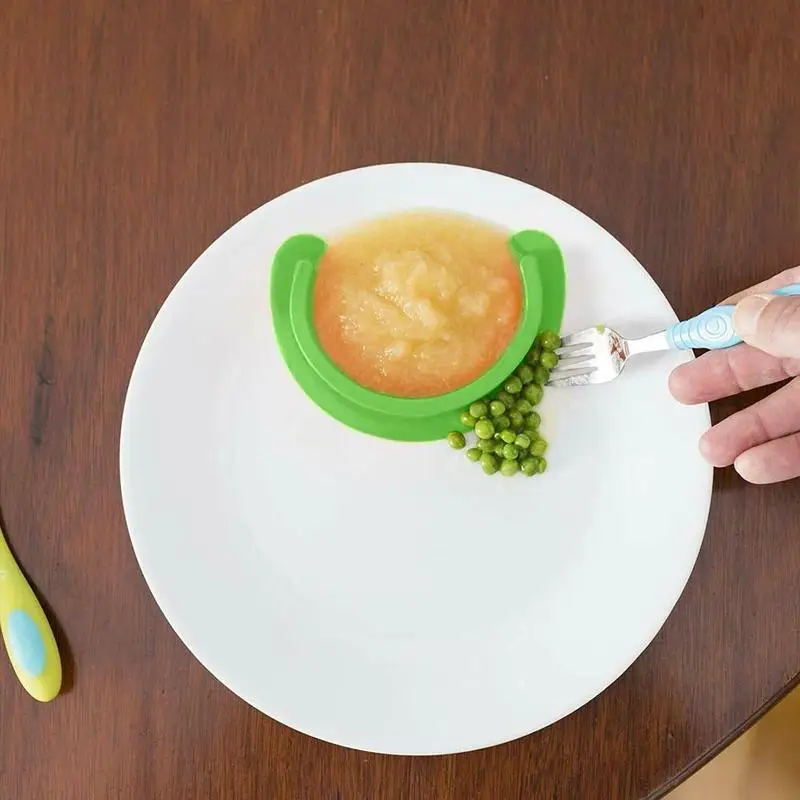 2 шт кухонный силиконовый разделитель керамический разделитель для еды разделитель для соуса желто-зеленая порода бактерий кухонные инструменты