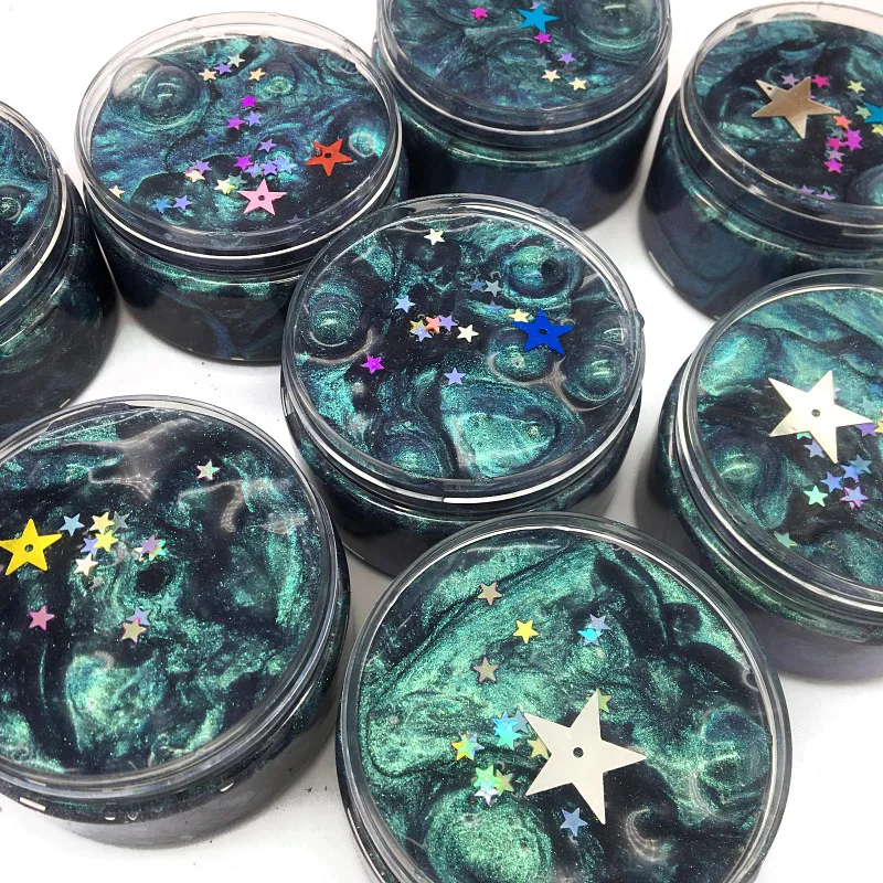 Galaxy Crystal Ball Mud креативное Моделирование детей Интеллектуальный волшебный Блестящий игровой тесто Lizun Slime Детский пластилин игрушечный пластилин