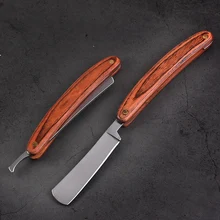 Профессиональный портативный салонный край, бритва для бритья, прямая Бритва для мужчин, складное лезвие, нож для бритья