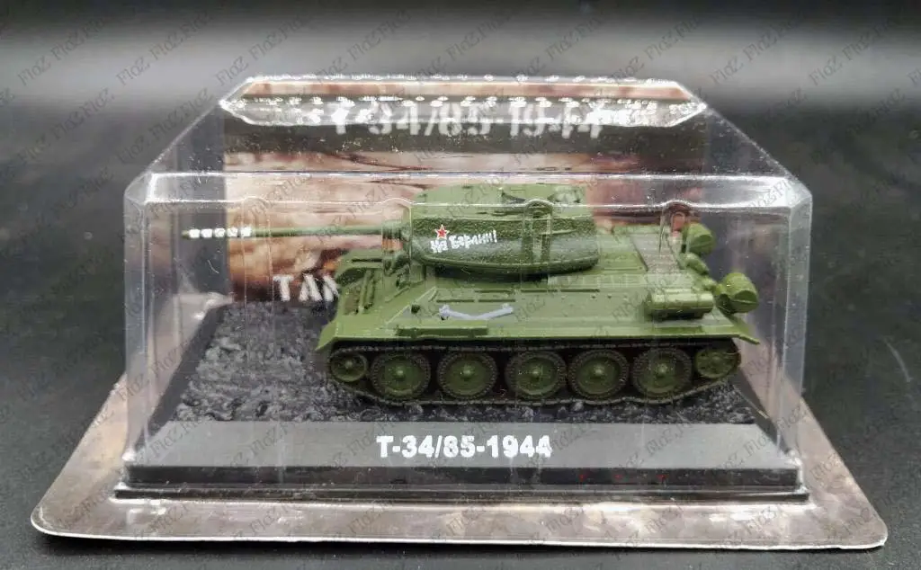 Второй мировой войны Россия T-34/85 1944 зеленый 1/72 литья под давлением Готовая модель танка