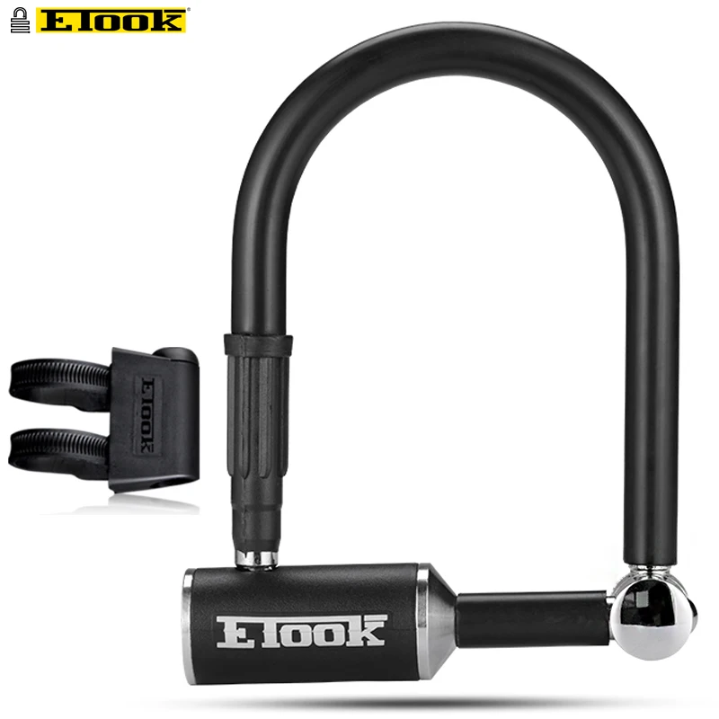 

ETOOK Anti Theft Strong U Lock Bike Security Electronic Car Bicycle Lock Steel MTB Mountain Road Bike Lock Bicycle Accessories