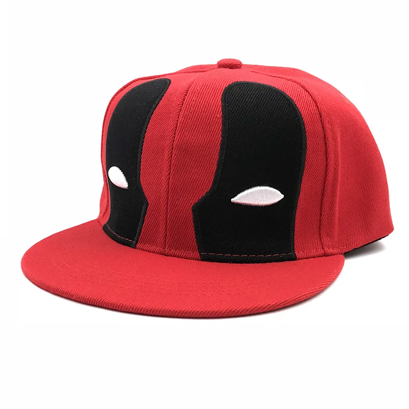 Модная кепка из комиксов Marvel, Дэдпул, Snapback Bone Aba Reta, костюмы из хлопка, бейсбольная кепка для мужчин и женщин, Спортивная Кепка в стиле хип-хоп