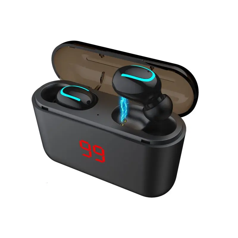 

G02 TWS 5.0 Bluetooth Earphone Wireless Earphones IPX7 Waterproof Earphones 3300mAh LED Smart Power Bank Phone Holder
