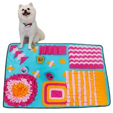 

Pet Dog Cat Snuffle Smell Mats Feeding Food Pad Nosework Interactive Training Pads Equipment for Large Dogs Feeder Placemat