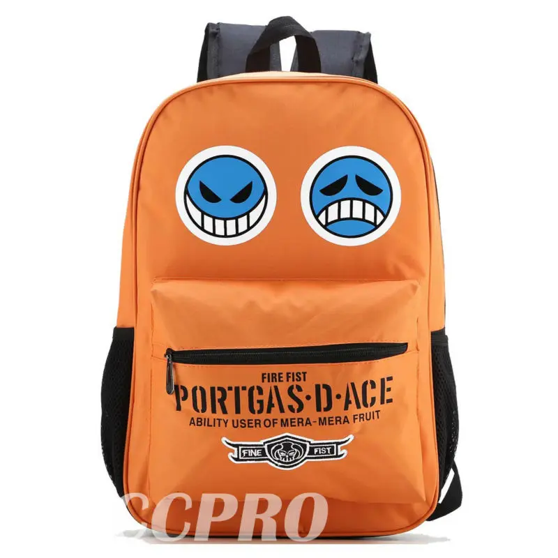 One Piece nylon backpack ACE/Tony Chopper/Trafalgar Law double shoulder bag!in Backpacks from