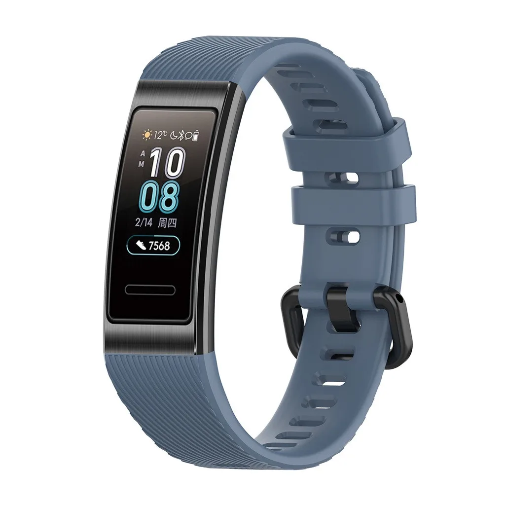 

2019 Fashion Sports Men Women Watchbands For Huawei 3/3Pro Smart Watch Silicone Strap Band Wrist Strap Bracelet Durable Silicone