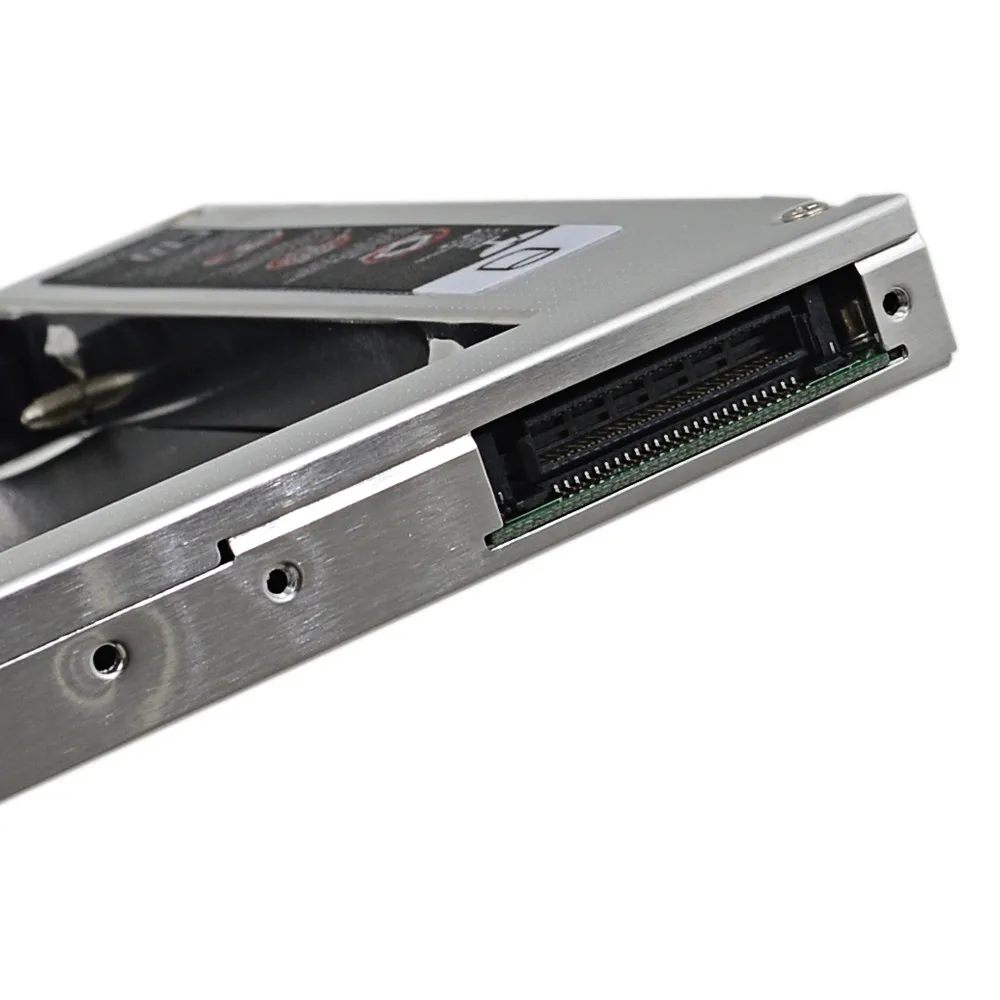 Оригинальный алюминиевый IDE к SATA 2 й HDD Caddy 12 7 мм 5 дюймовый корпус SSD для ноутбука