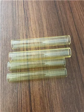 

IPL Yellow Quartz Tube glass tube e-light lamp laser lamp uv tube 13*80mm