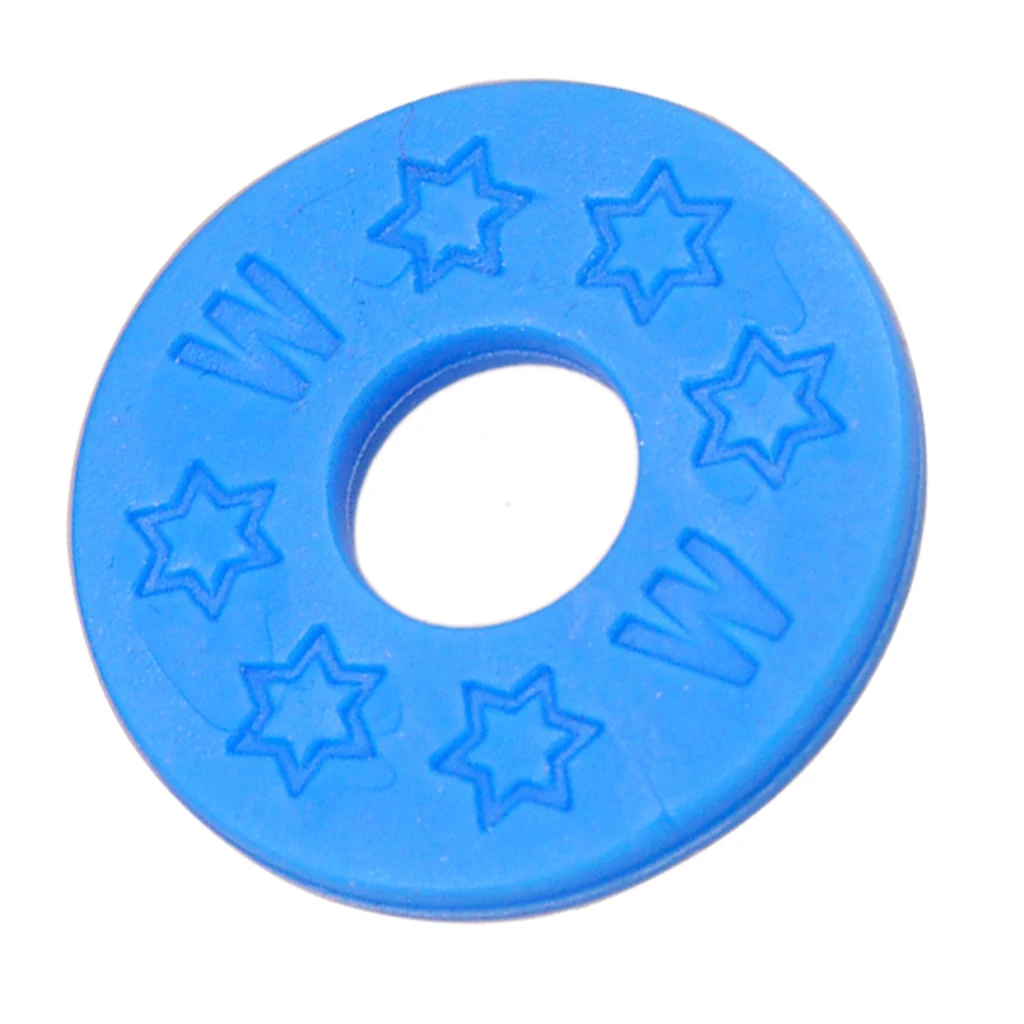 10 Pieces Acoustic Electric Guitar Bass Strap Block Rubber Safety Strap Lock Washer Gasket Cushion