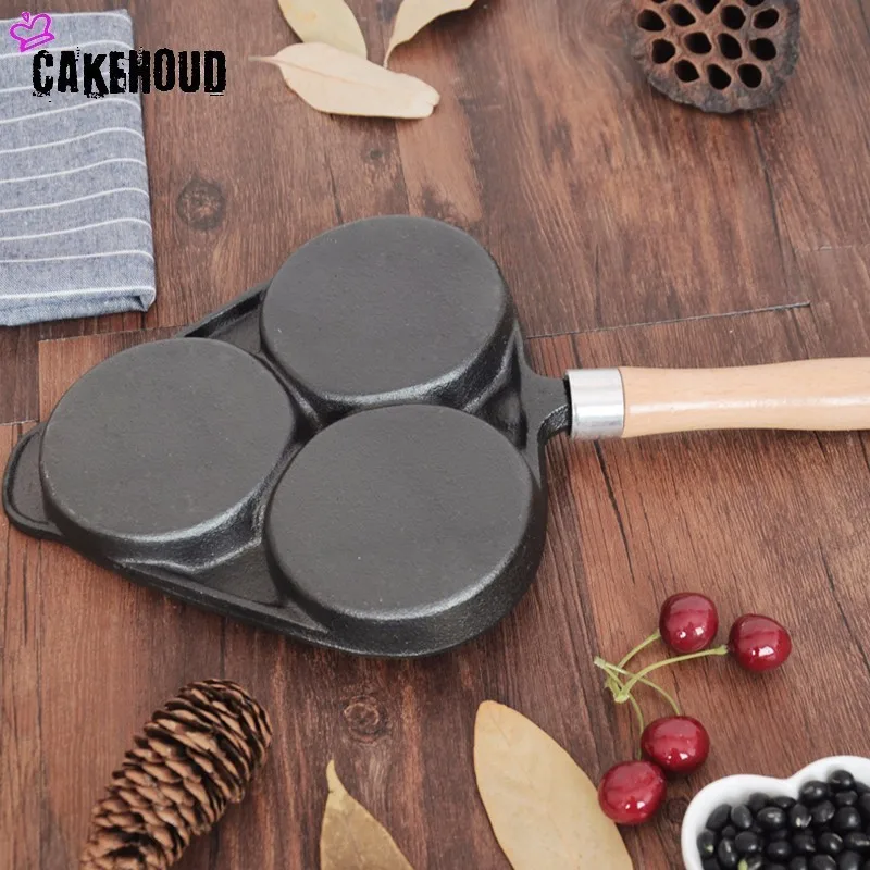 CAKEHOUD чугунный горшок для завтрака мини яйцо клецки углубление антипригарное