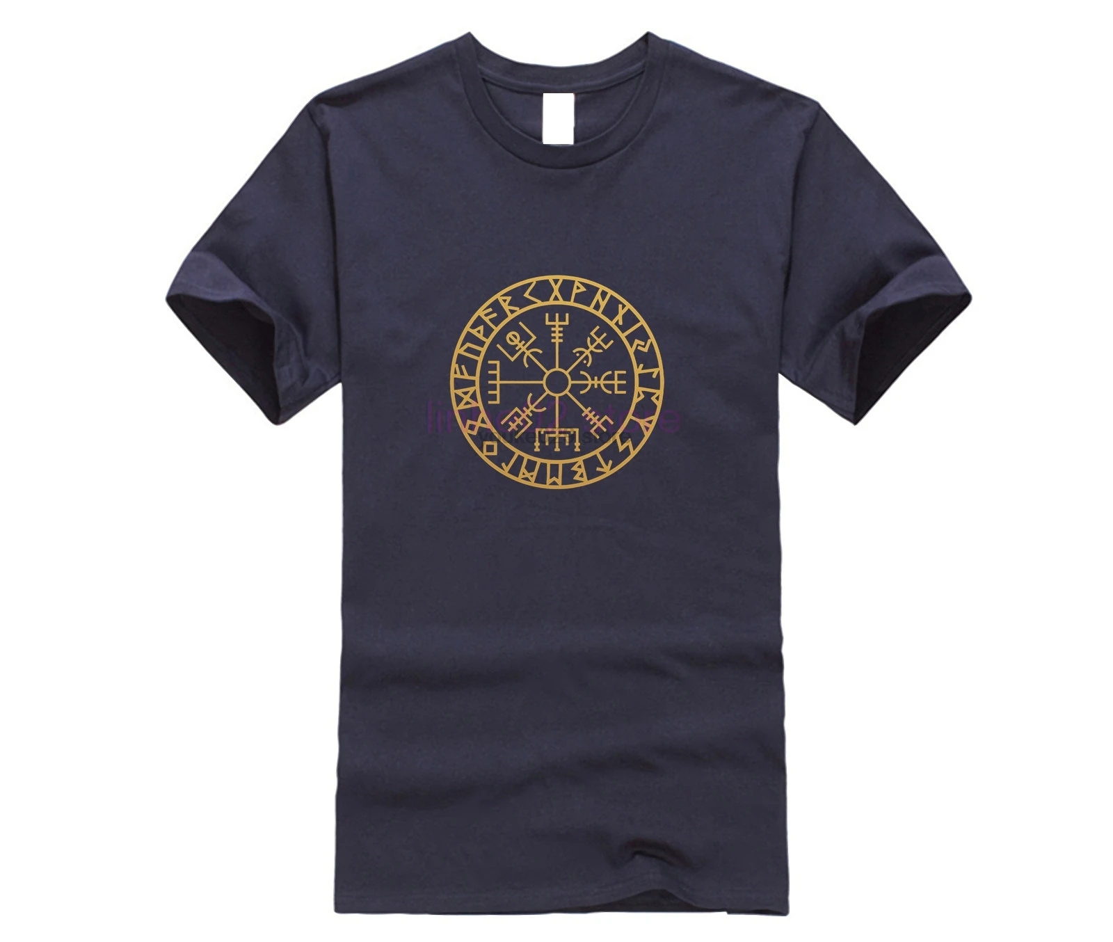 Viking Compass Vegvisir Futhark Runes Navigator футболки мужские унисекс одежда в стиле кэжуал топы