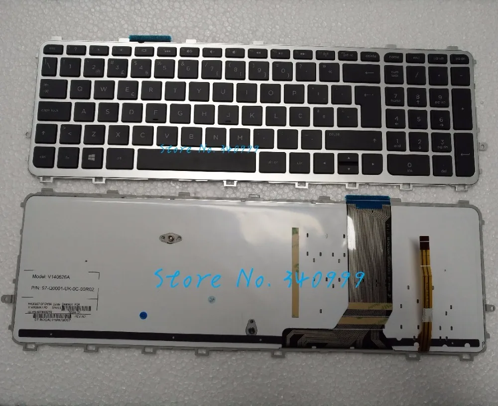 

free shipping New PO keyboard for HP Envy 15-J 17-J M7-J000 15-J000 15T-J100 15Z-J100 17T-J000 17T-J100 backlit frame Portugal