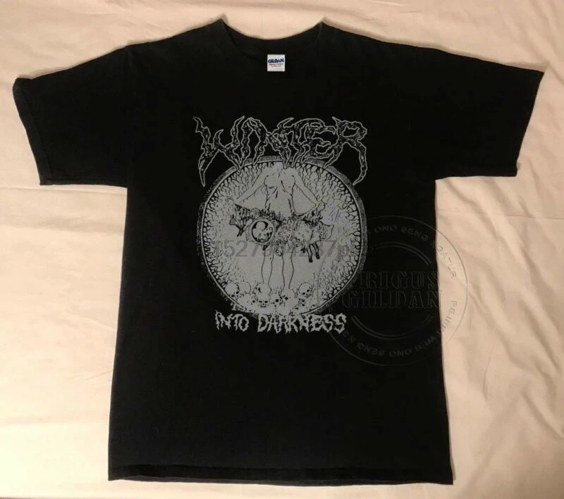 

Vintage 90's Winter Into Darkness 1990 Death doom metal music t-shirt reprint