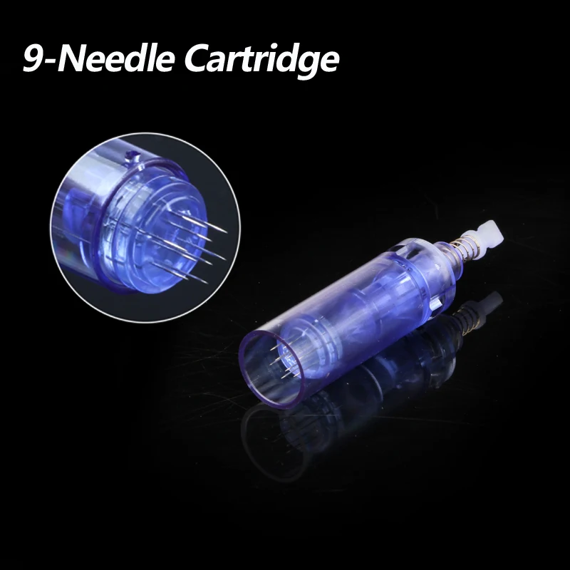 Cartucho de Agulha Microagulhas para Elétrica Cartucho de Caneta Lote 12 36 42 Pin 3d Micro Nano Rodada dr Tatuagem Agulhas 30 Pçs - 9 6 Agulhas para tatuagem