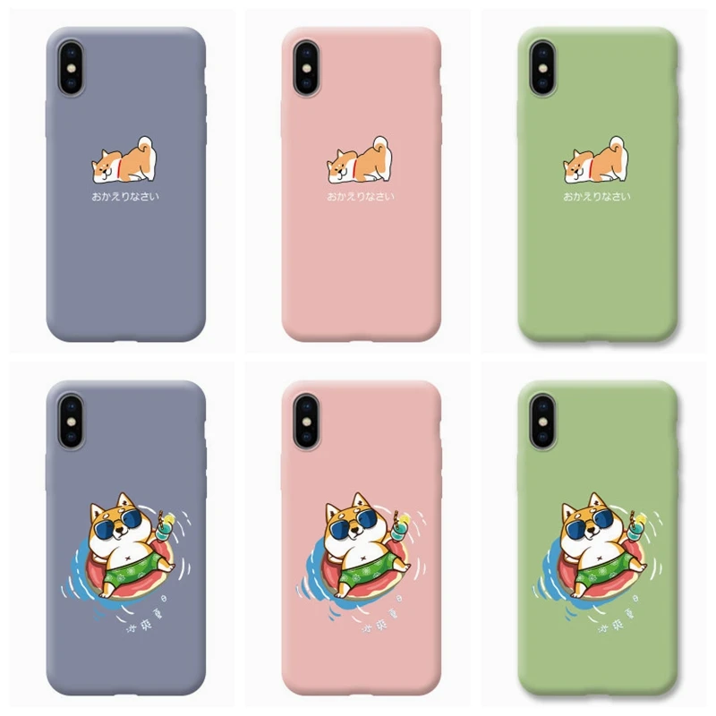 Чехол для huawei P30 P20 pro mate 20 x чехол с Мопсом Шиба-ину милый роскошный мягкий