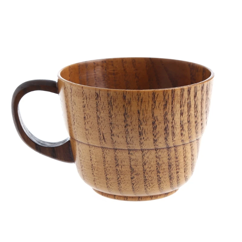 

Wooden Tea Mug Primitive Handmade Natural Wood Coffee Beer Juice Milk Cup