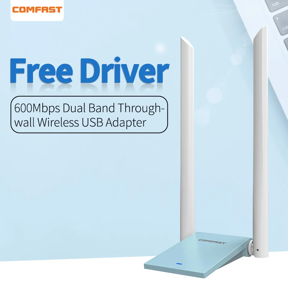 COMFAST USB WiFi адаптер 5G Dual Band 150 Мбит/с/600 Мбит/с/1300 Мбит/с Wi-Fi антенна большой дальности Wi-Fi приемник usb ethernet сетевой карты