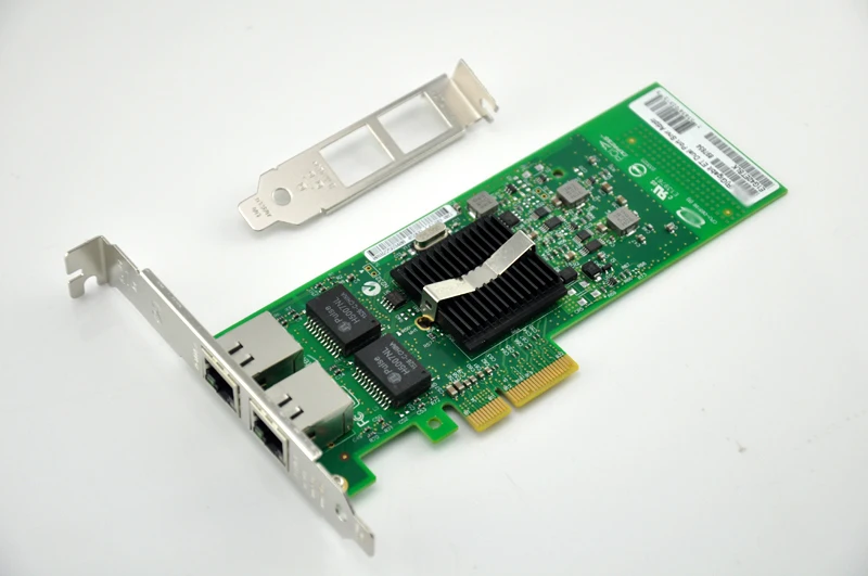 82576EB набор микросхем с двумя портами PCIe X4 гигабитный адаптер сервера E1G42ET 1