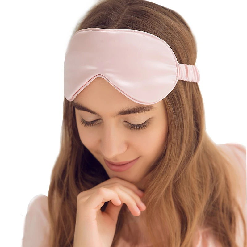 

100% Natural Silk Sleep Mask 19 Momme Soft Smooth Eye Cover EyeShade Blindfold Eye Patch For Night Sleeping Travel , Nap