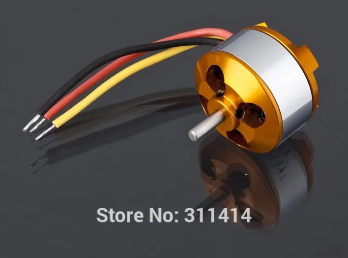 Бесщеточный мотор Outrunner 1peice XXD A 2208 A2208 2600KV 8T с креплением для радиоуправляемого