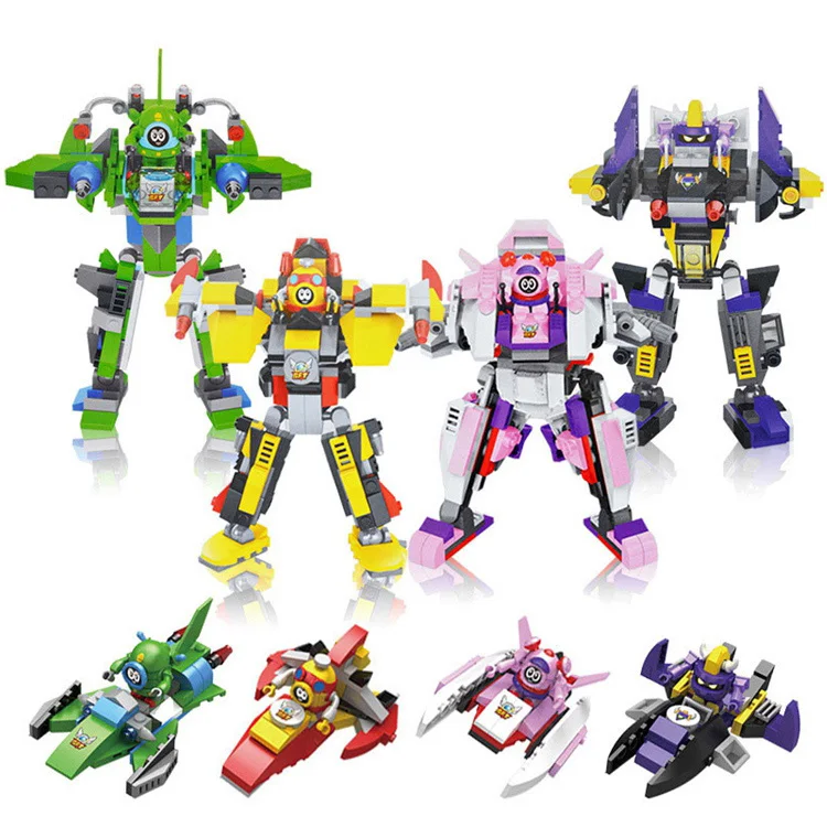 

SEER Mecha robots warrior universe dirigible building blocks compatible for children boys assemble bricks technic toys