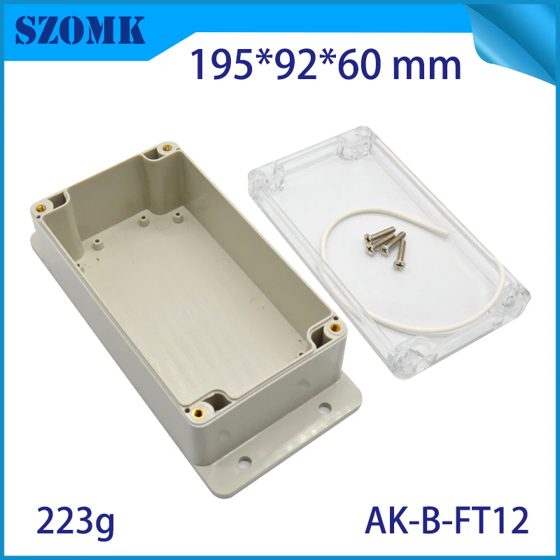 4 шт. Abs водонепроницаемый распределительная коробка IP65 корпус szomk открытый электрическая корпус прибора печатная плата Проект box