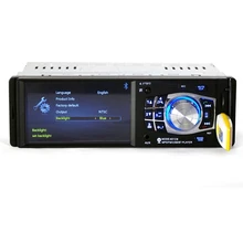 Car MP5 Player 4.1-inch HD LCD Display Radio Audio Support TF Card Bluetooth Hands-free Call FM Radio Car Multimedia Player