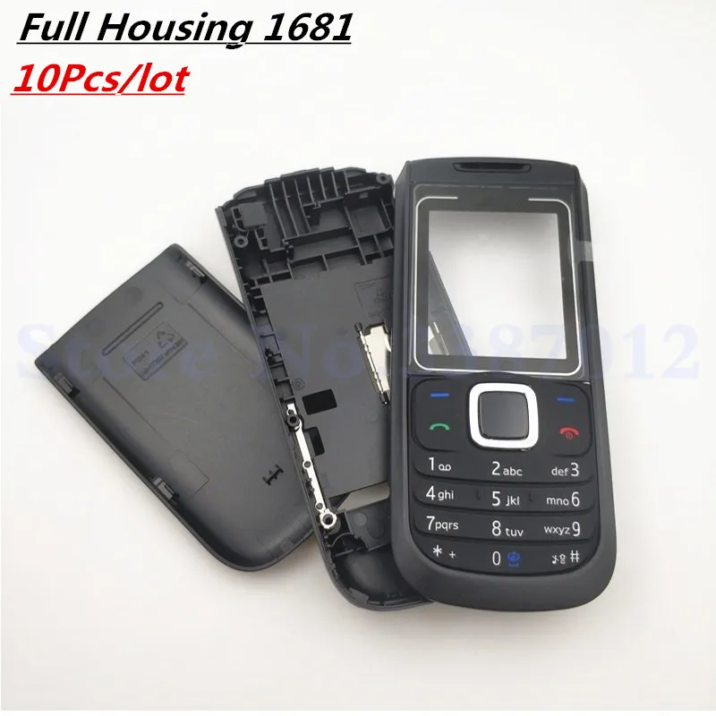 10 шт./лот оригинальный новый корпус для Nokia 1681 + задняя крышка аккумулятора