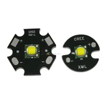 CREE XML XM-L T6 светодиодный U2 10 Вт белый высокомощный светодиодный излучатель с 12 мм 14 мм 16 мм 20 мм PCB для фонарика