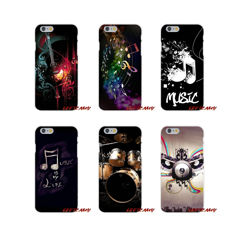 

For Huawei P Smart Plus Mate Honor 7A 7C 8C 8X 9 P10 P20 Lite Pro Music lover gift drums Guitar Music Silicone Phone Shell Cases