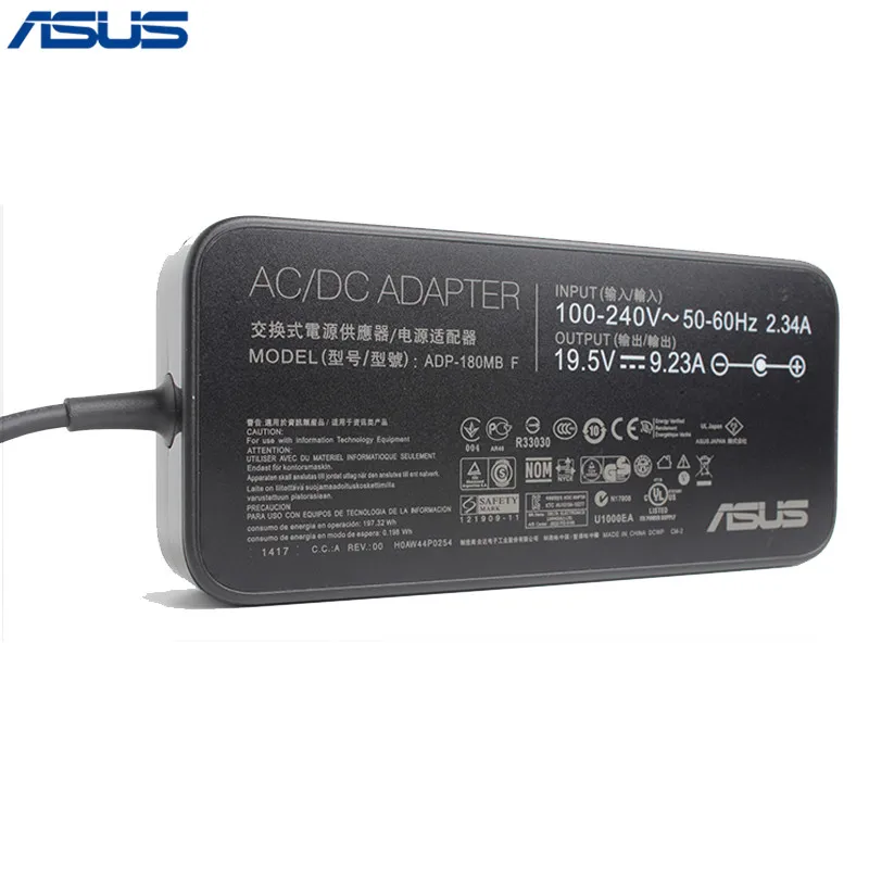 Asus 19V 9.23A 180W 5 5*2 5mm AC зарядное устройство для ROG G75 G75VW GL502VT GL502V G75VX GL502 G750JMN игровой