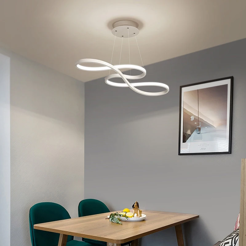

Modern led Hanging Chandelier for dining room kitchen room bar white color 110V 220V home deco led pendant Chandelier Fixtures