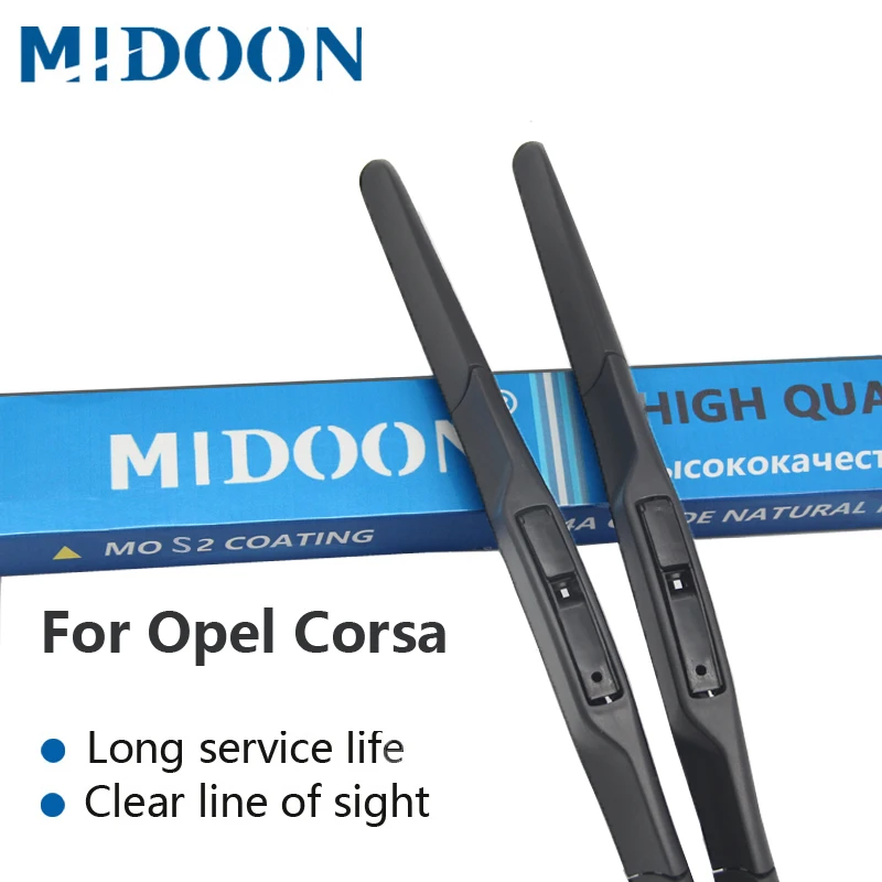 

MIDOON Wiper Blades for Opel Corsa C / Corsa D / Corsa E Exact Fit Model Year from 2000 to 2018